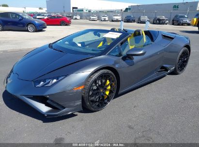 2023 LAMBORGHINI HURACAN EVO SPYDER RWD Gray  Gasoline ZHWUT5ZF9PLA21588 photo #3