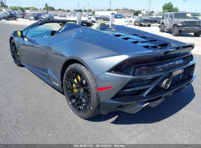 2023 LAMBORGHINI HURACAN EVO SPYDER RWD Gray  Gasoline ZHWUT5ZF9PLA21588 photo #4