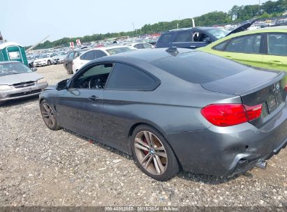 2015 BMW 435I Gray  Gasoline WBA3R1C50FK193986 photo #4