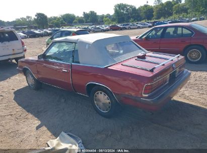 1986 DODGE 600 Red  Gasoline 1B3BV55K6GG238973 photo #4