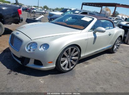 2013 BENTLEY CONTINENTAL GTC Cream  Flexible Fuel SCBGU3ZA4DC084525 photo #3