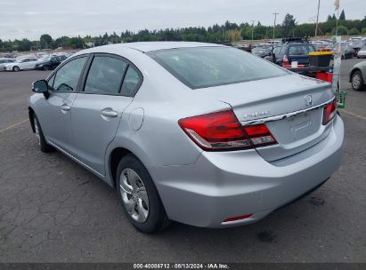 2013 HONDA CIVIC LX Silver  Gasoline 2HGFB2F50DH554760 photo #4