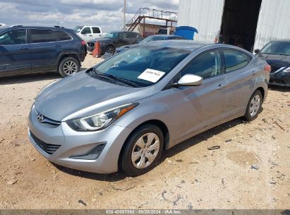 2016 HYUNDAI ELANTRA SE Gray  Gasoline 5NPDH4AE0GH751866 photo #3