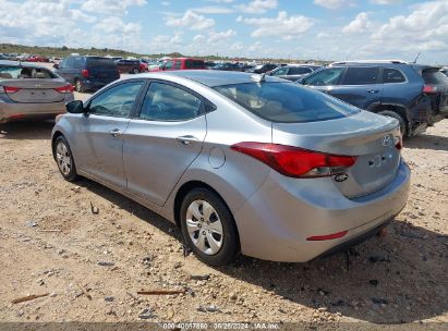 2016 HYUNDAI ELANTRA SE Gray  Gasoline 5NPDH4AE0GH751866 photo #4