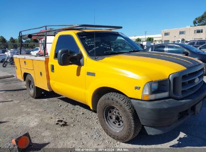 2002 FORD F-250 XL/XLT Yellow  Gasoline 1FTNF20L02EB59391 photo #1