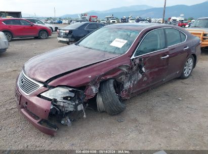 2009 LEXUS LS 460 Burgundy  Gasoline JTHCL46F995003775 photo #3