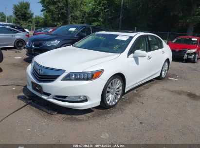 2014 ACURA RLX White  Gasoline JH4KC1F94EC001782 photo #3