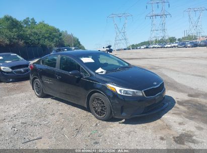 2017 KIA FORTE LX Black  Gasoline 3KPFK4A74HE075990 photo #1