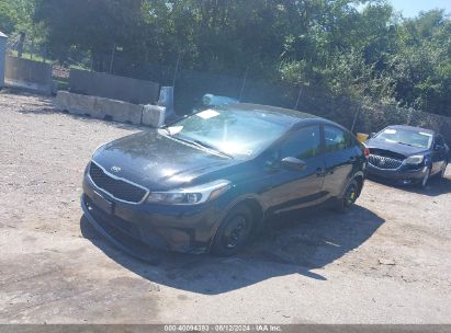 2017 KIA FORTE LX Black  Gasoline 3KPFK4A74HE075990 photo #3