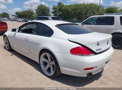 2007 BMW 650I White  Gasoline WBAEH13577CR52902 photo #4