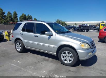 2005 MERCEDES-BENZ ML 500 4MATIC Silver  Gasoline 4JGAB75E25A562068 photo #1