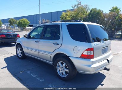 2005 MERCEDES-BENZ ML 500 4MATIC Silver  Gasoline 4JGAB75E25A562068 photo #4