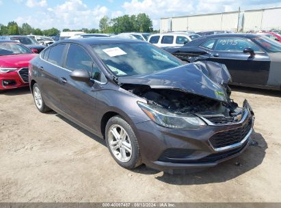 2017 CHEVROLET CRUZE LT AUTO Black  Gasoline 1G1BE5SM4H7132603 photo #1