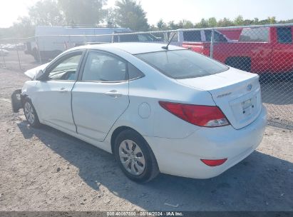 2015 HYUNDAI ACCENT GLS White  Gasoline KMHCT4AE9FU885642 photo #4