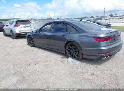 2024 AUDI S8 4.0T Gray  Gasoline WAULSAF82RN008513 photo #4