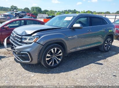 2020 VOLKSWAGEN ATLAS CROSS SPORT 3.6L V6 SEL PREMIUM R-LINE Gray  Gasoline 1V2TE2CAXLC231147 photo #3