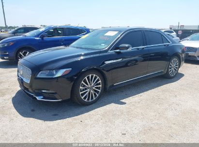 2018 LINCOLN CONTINENTAL SELECT Black  Gasoline 1LN6L9SK3J5609605 photo #3