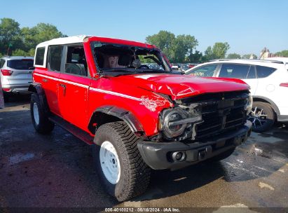 2024 FORD BRONCO HERITAGE EDITION Red  Gasoline 1FMEE4DPXRLA01444 photo #1