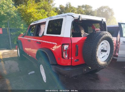 2024 FORD BRONCO HERITAGE EDITION Red  Gasoline 1FMEE4DPXRLA01444 photo #4