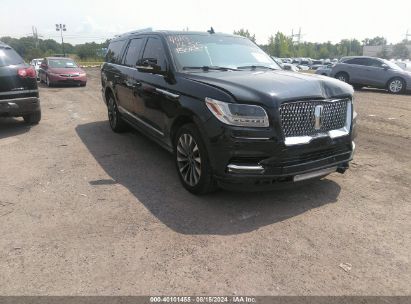 2021 LINCOLN NAVIGATOR RESERVE L Black  Gasoline 5LMJJ3LT2MEL20298 photo #1