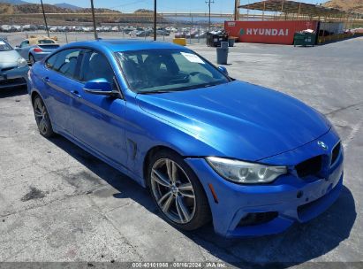 2016 BMW 435I GRAN COUPE Blue  Gasoline WBA4B1C57GG242730 photo #1