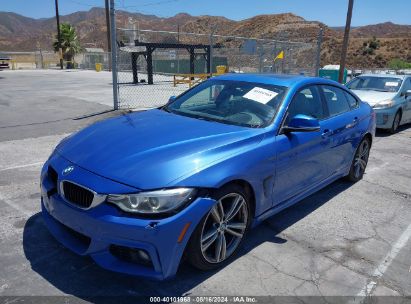 2016 BMW 435I GRAN COUPE Blue  Gasoline WBA4B1C57GG242730 photo #3