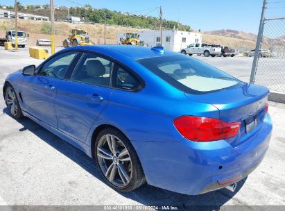 2016 BMW 435I GRAN COUPE Blue  Gasoline WBA4B1C57GG242730 photo #4