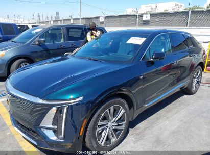 2024 CADILLAC LYRIQ LUXURY W/1SD Green  Electric 1GYKPRRK3RZ111061 photo #3