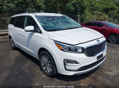 2020 KIA SEDONA EX White  Gasoline KNDMB5C18L6614034 photo #1