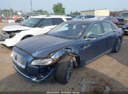 2019 LINCOLN CONTINENTAL RESERVE Blue  Gasoline 1LN6L9NP9K5609343 photo #3