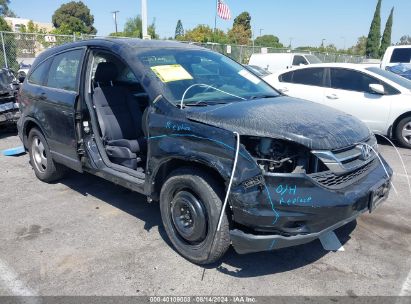 2011 HONDA CR-V LX Black  Gasoline JHLRE3H37BC013549 photo #1