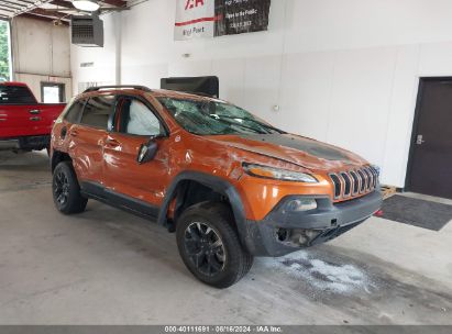 2015 JEEP CHEROKEE TRAILHAWK Orange  Gasoline 1C4PJMBB3FW558870 photo #1