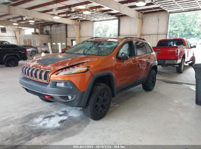 2015 JEEP CHEROKEE TRAILHAWK Orange  Gasoline 1C4PJMBB3FW558870 photo #3