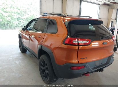 2015 JEEP CHEROKEE TRAILHAWK Orange  Gasoline 1C4PJMBB3FW558870 photo #4