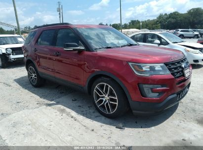 2016 FORD EXPLORER SPORT Red  Gasoline 1FM5K8GT1GGC10862 photo #1