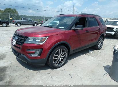 2016 FORD EXPLORER SPORT Red  Gasoline 1FM5K8GT1GGC10862 photo #3