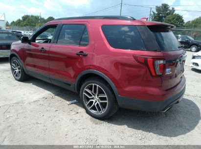 2016 FORD EXPLORER SPORT Red  Gasoline 1FM5K8GT1GGC10862 photo #4