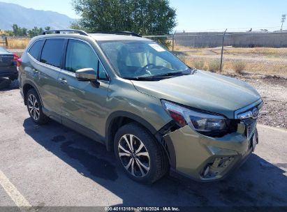 2021 SUBARU FORESTER LIMITED Green  Gasoline JF2SKAUC2MH407470 photo #1