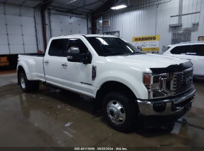 2022 FORD F-350 KING RANCH White  Diesel 1FT8W3DT3NEC25207 photo #1