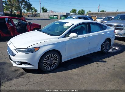 2017 FORD FUSION TITANIUM White  Gasoline 3FA6P0K9XHR168151 photo #3