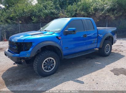 2011 FORD F-150 SVT RAPTOR Blue  Gasoline 1FTEX1R68BFD36607 photo #3