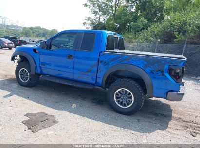 2011 FORD F-150 SVT RAPTOR Blue  Gasoline 1FTEX1R68BFD36607 photo #4