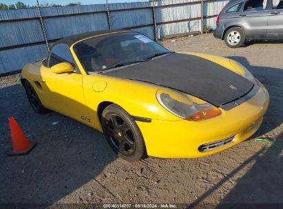 2001 PORSCHE BOXSTER Yellow converti gas WP0CA29871U621650 photo #1