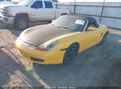 2001 PORSCHE BOXSTER Yellow converti gas WP0CA29871U621650 photo #3