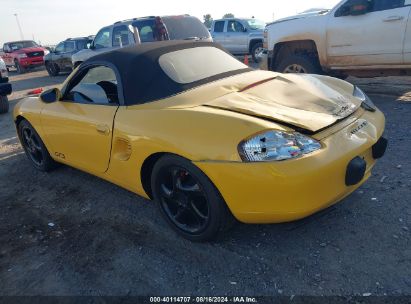 2001 PORSCHE BOXSTER Yellow converti gas WP0CA29871U621650 photo #4