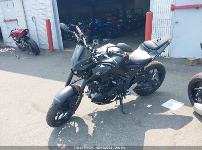 2024 YAMAHA MT-03 Black  Gasoline MH3RH20Y6RK013646 photo #3