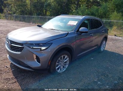 2021 BUICK ENVISION FWD PREFERRED Gray  Gasoline LRBAZLR46MD109867 photo #3