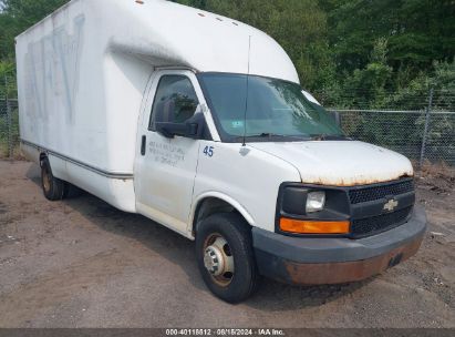 2009 CHEVROLET EXPRESS CUTAWAY WORK VAN White  Gasoline 1GBJG31KX91166880 photo #1