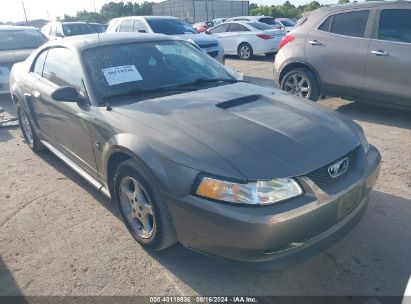 2001 FORD MUSTANG Gray  Gasoline 1FAFP404X1F137127 photo #1