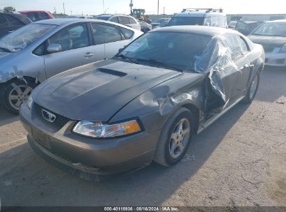 2001 FORD MUSTANG Gray  Gasoline 1FAFP404X1F137127 photo #3